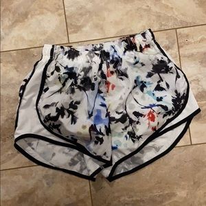 Floral print Nike running shorts